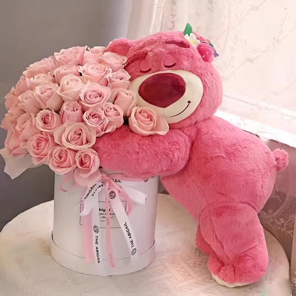 Peluche Lotso de Toy Story – Oso Suave con Aroma a Fresa.
