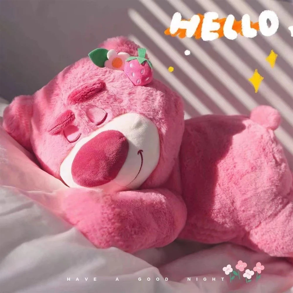 Peluche Lotso de Toy Story – Oso Suave con Aroma a Fresa.
