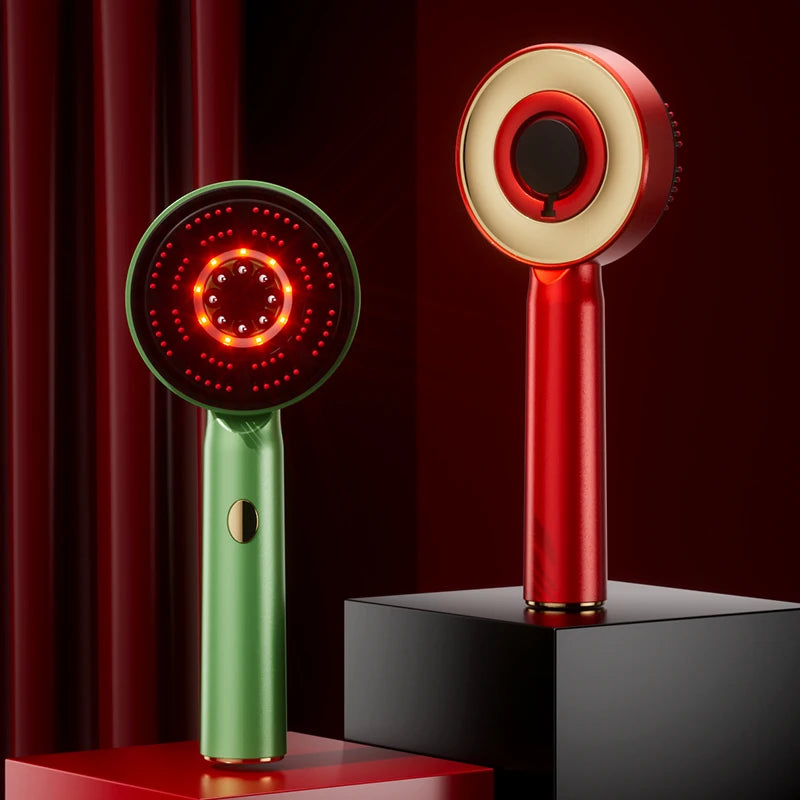 High-end Model Quality Goods Meridian Electric Head Massager Musical Function Color Light Spray Moisturizing Beauty Hair Care