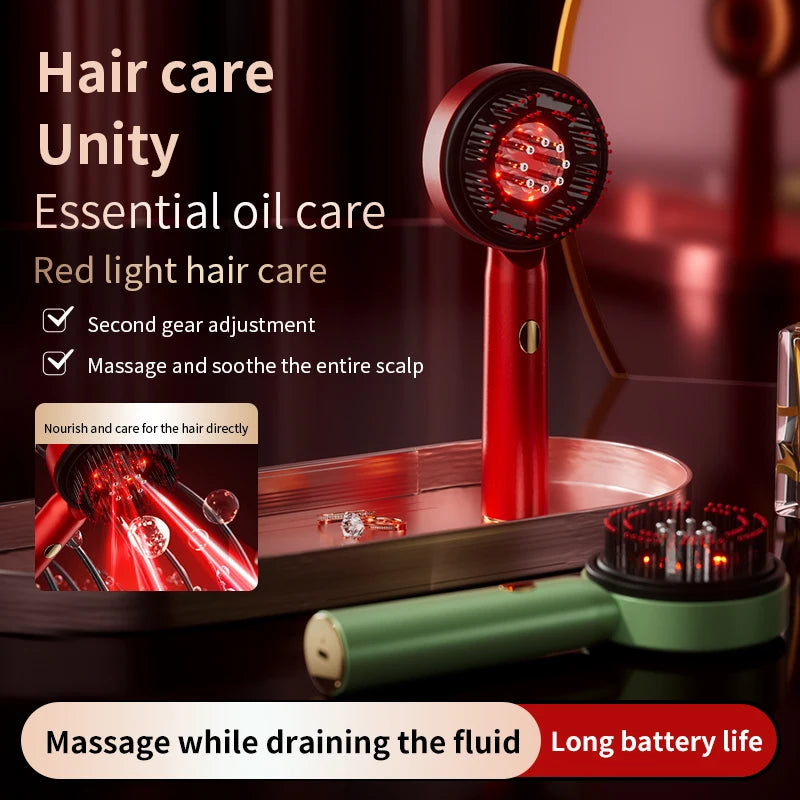 High-end Model Quality Goods Meridian Electric Head Massager Musical Function Color Light Spray Moisturizing Beauty Hair Care