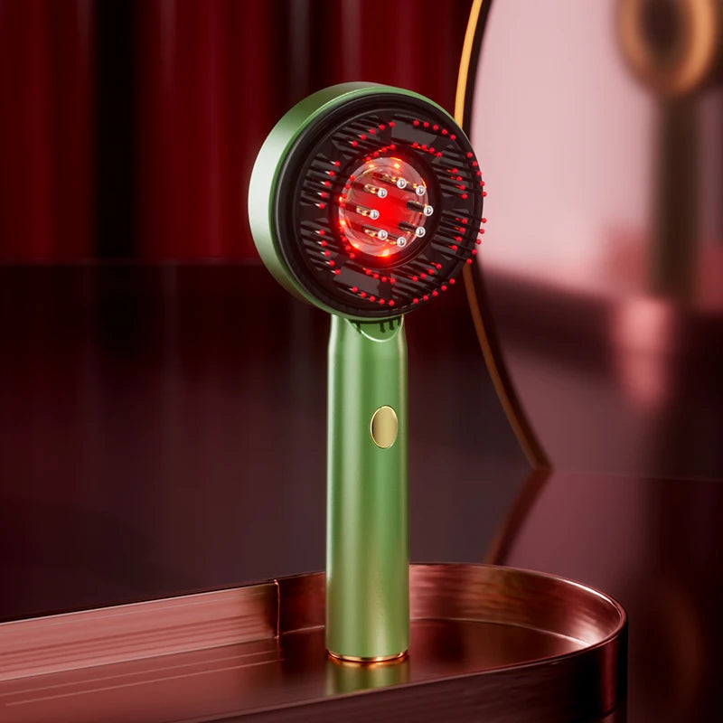 High-end Model Quality Goods Meridian Electric Head Massager Musical Function Color Light Spray Moisturizing Beauty Hair Care